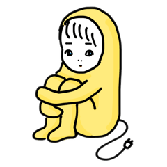 [LINEスタンプ] 全身タイツのコンセントちゃん