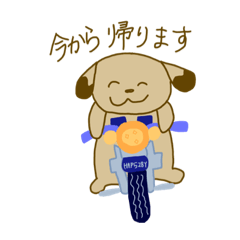 [LINEスタンプ] わたしの犬ハッピー