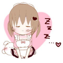 [LINEスタンプ] ♡かわいいメイドさん♡スタンプ