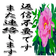 [LINEスタンプ] 花と美文字のBIGスタンプの画像（メイン）