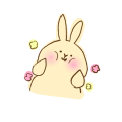 [LINEスタンプ] うさぎ日和*