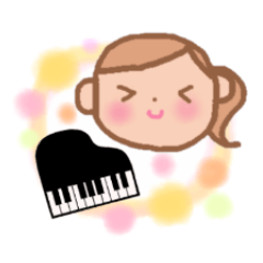 [LINEスタンプ] ピアノの先生より