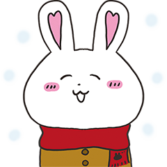 [LINEスタンプ] うさぎのみいこ BIG