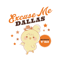 [LINEスタンプ] Excuse Me Dallas: マキヨに会いましょうの画像（メイン）