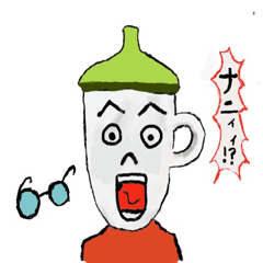 [LINEスタンプ] ぎこちない妖精001