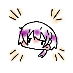 [LINEスタンプ] 三つ編みおにゃの子さん