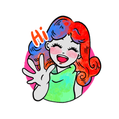 [LINEスタンプ] きらきらガールズ