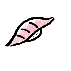 [LINEスタンプ] 手書きのすし