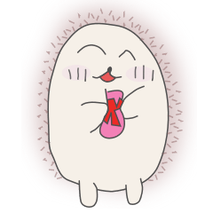 [LINEスタンプ] はりねずみのハリネちゃん