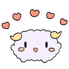 [LINEスタンプ] ふわふわのらーむ