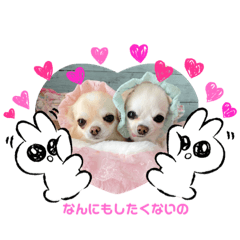 [LINEスタンプ] りおのあコロニー❤️3きゅん