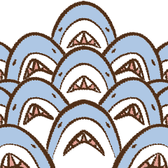 [LINEスタンプ] おつかれサメ 基本のサメ語篇