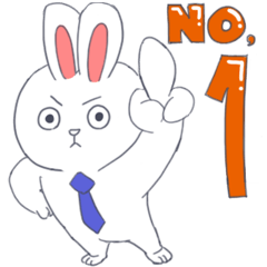 [LINEスタンプ] 毎日働くウサギ2