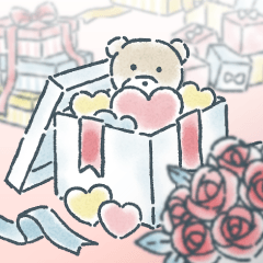[LINEスタンプ] ♥ Bear's Gift ♥