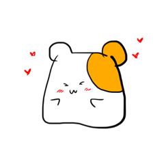 [LINEスタンプ] ハムスターのハムキンさん.の画像（メイン）